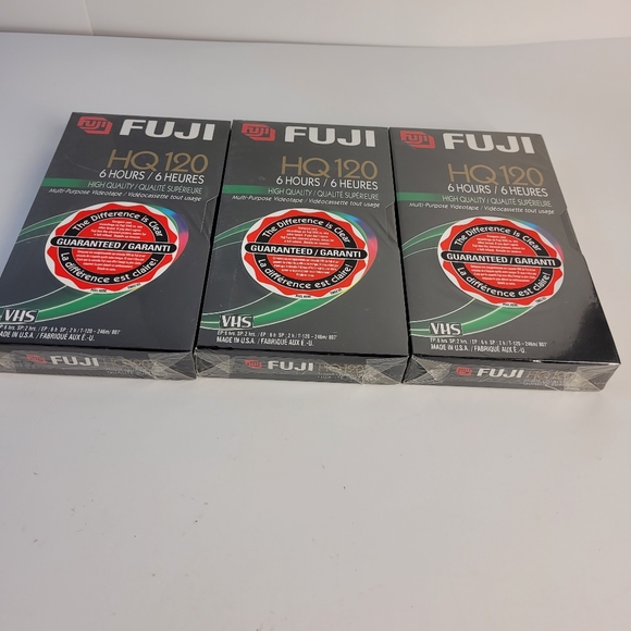 FUJI HQ120 blank videotapes - Picture 2 of 4